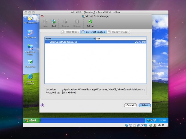 Running virtualbox on mac